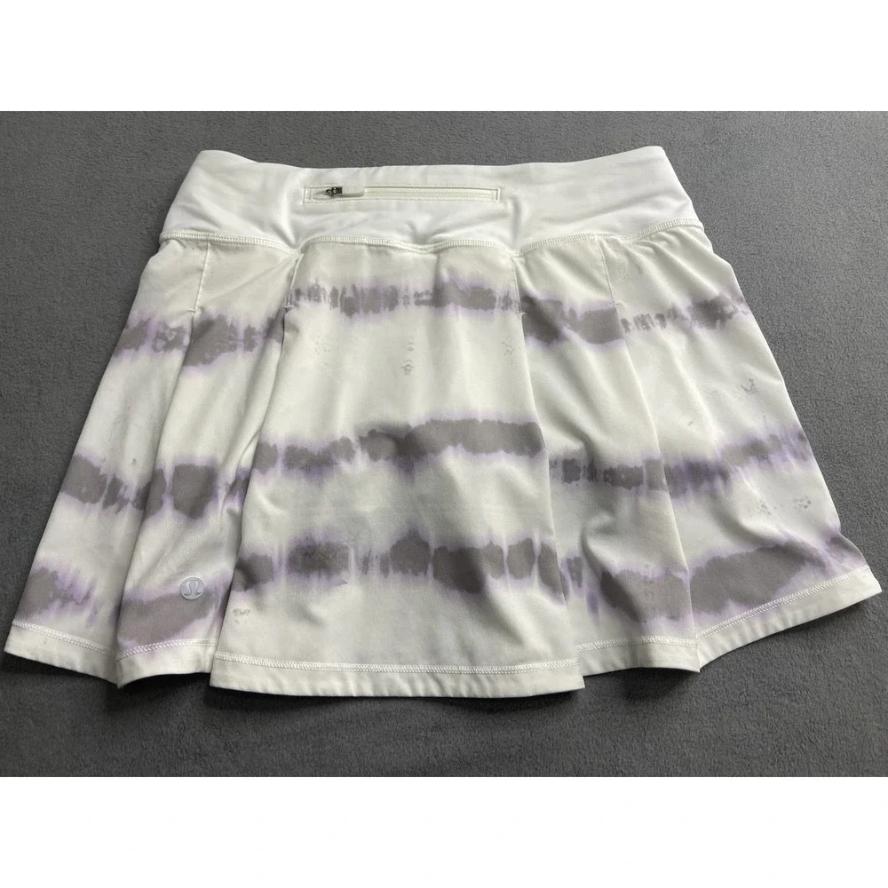 Lululemon Skort Womens 4 Tie Dye Pace‎ Rival Active Pickleball Tennis Golf Skirt